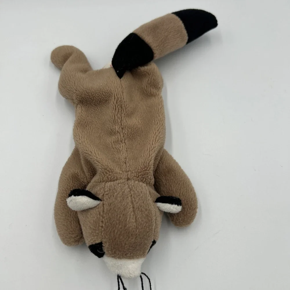 Ty Beanie‎ Babies Ringo The Raccoon 1995 Rare Vintage Retired Black Brown White